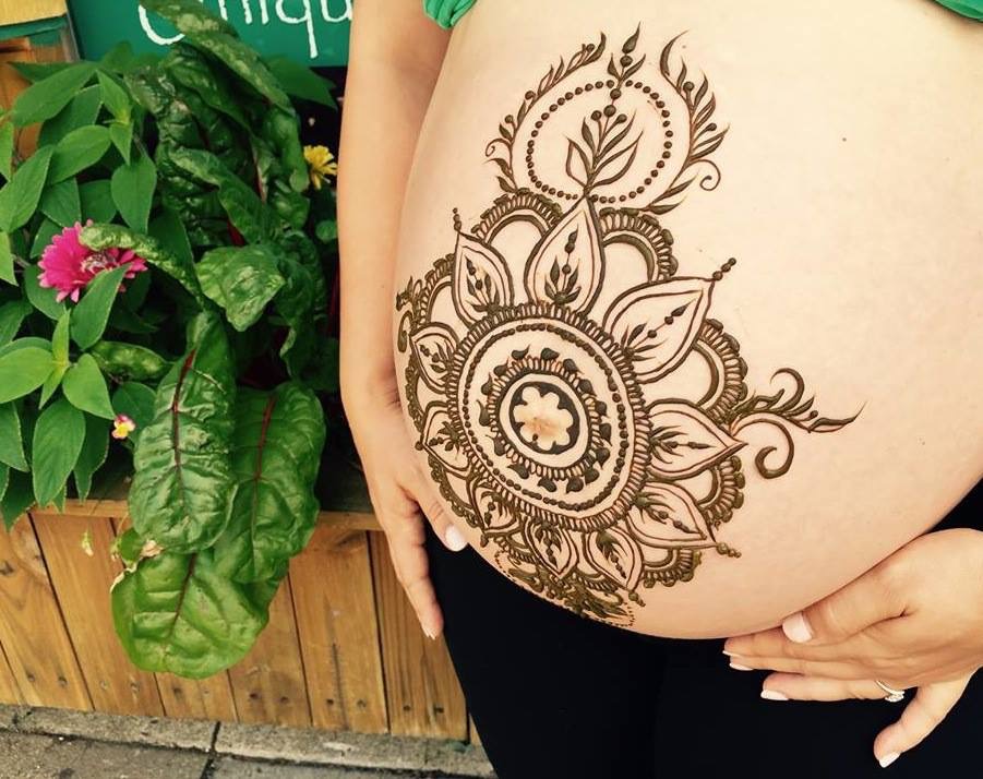 Pregnancy Period Baby Shower Special Henna Mehndi Design Tutorial - YouTube